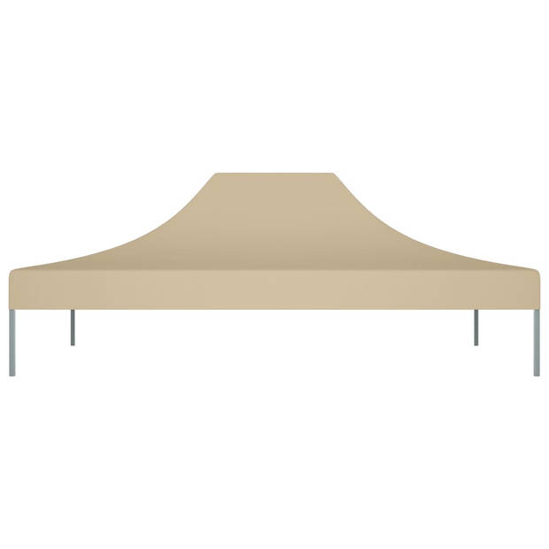 vidaXL Partytentdak 270 g/m² 4,5x3 m beige