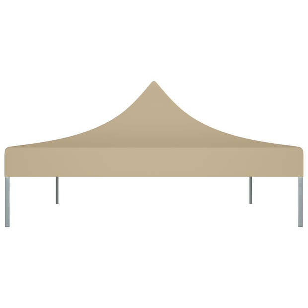 vidaXL Partytentdak 270 g/m² 4,5x3 m beige