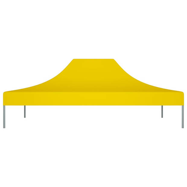 vidaXL Partytentdak 270 g/m² 4,5x3 m geel