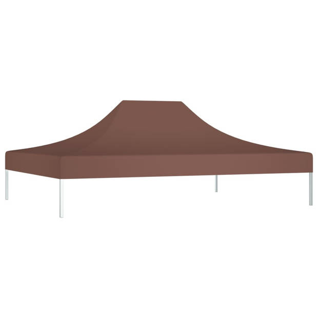 vidaXL Partytentdak 270 g/m² 4,5x3 m bruin