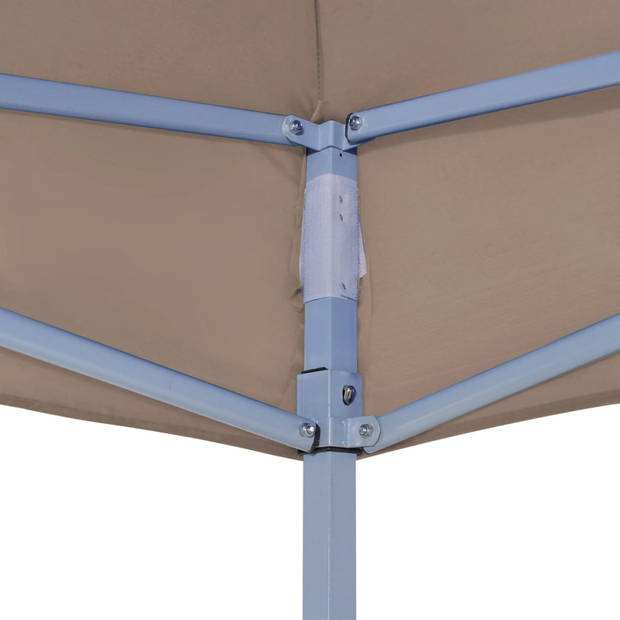 vidaXL Partytentdak 270 g/m² 4,5x3 m taupe