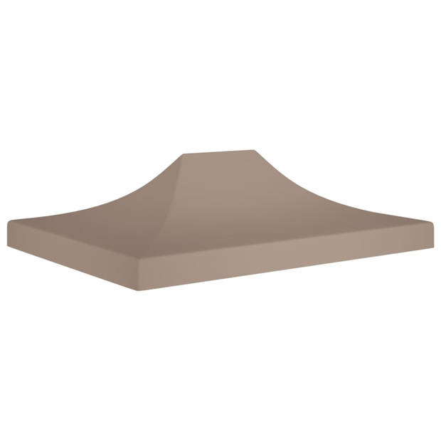 vidaXL Partytentdak 270 g/m² 4,5x3 m taupe