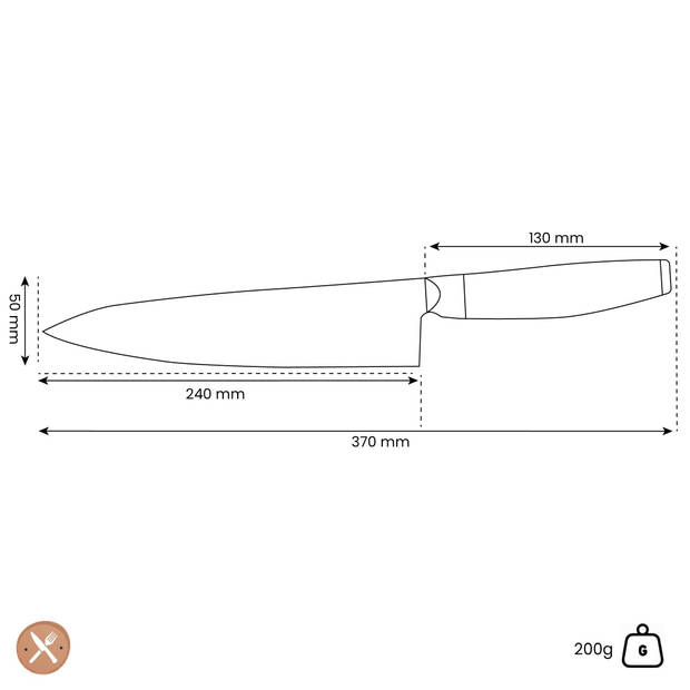 Yaxell - Ketu Koksmes 24 cm