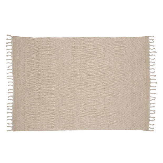 Loke vloerkleed 300x203cm beige.