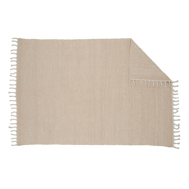 Loke vloerkleed 350x252cm beige.