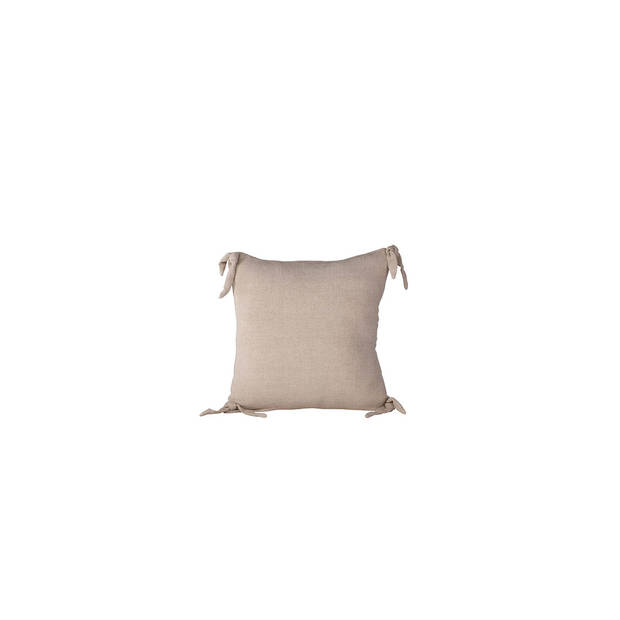 Nora kussensloop 40x40cm beige.