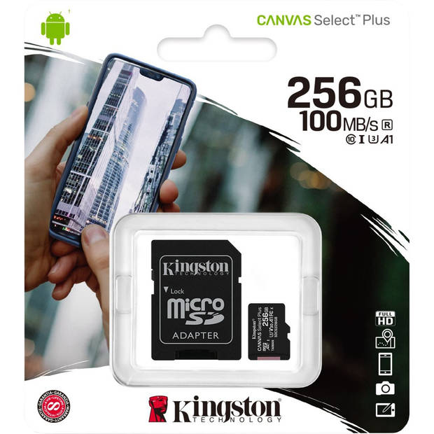 Kingston Kingston Technology Canvas Select Plus Flashgeheugen 256gb