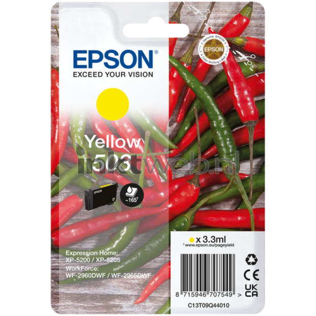 Epson 503 geel cartridge