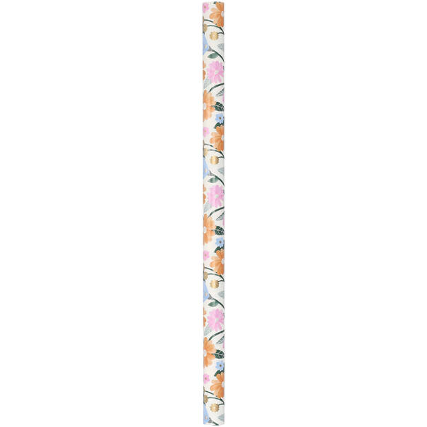 Cadeaupapier bloemen 70X200 60Gr