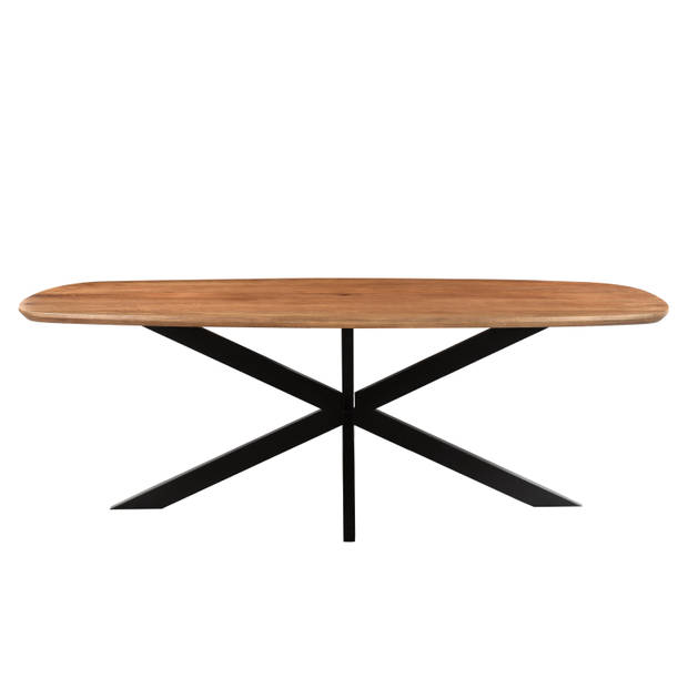 Livingfurn - Eetkamertafel Jesper Danish Oval 210cm - Mangohout