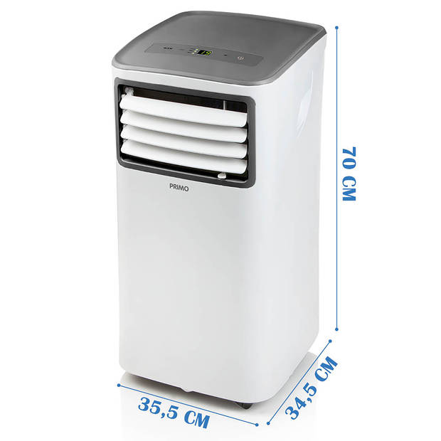 PRIMO PR579AC 3-in-1 Mobiele Airco - Ventilator - Luchtontvochtiger - 7000 BTU - Wit