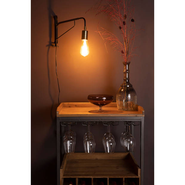 Housecraft Lasse Wandlamp - Zwart