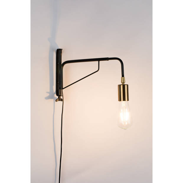 Housecraft Lasse Wandlamp - Zwart