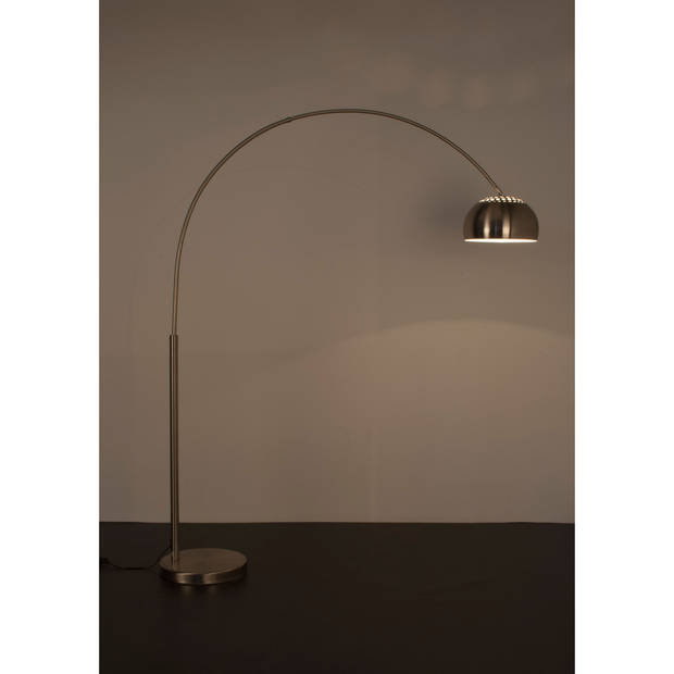 Housecraft Metal Bow Vloerlamp/ Booglamp Metaal Zilver