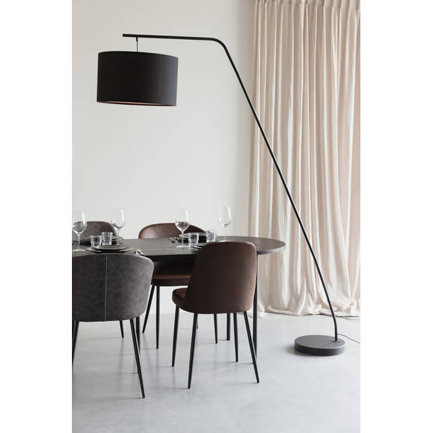 Housecraft Martine Vloerlamp/ Staande lamp Zwart