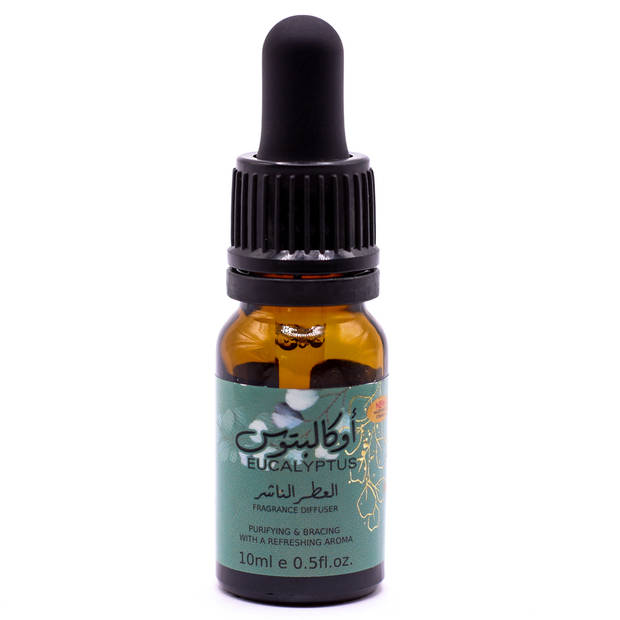 Eucalyptus Geurolie - Parfumolie voor aroma diffuser, Luchtbevochtiger of aromabrander - 10 ml