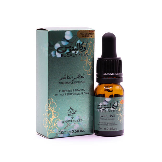 Eucalyptus Geurolie - Parfumolie voor aroma diffuser, Luchtbevochtiger of aromabrander - 10 ml