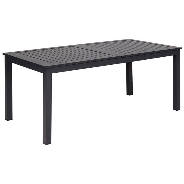 Beliani SKALOMA - Verlengbare tafel-Grijs-Aluminium