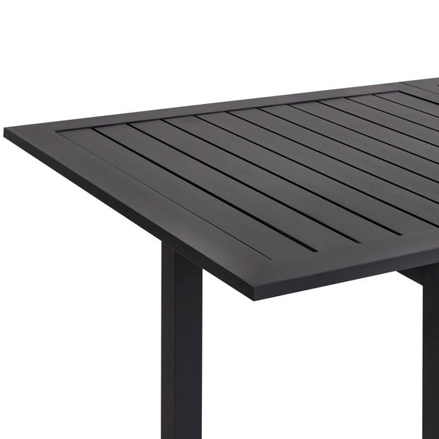 Beliani SKALOMA - Verlengbare tafel-Grijs-Aluminium