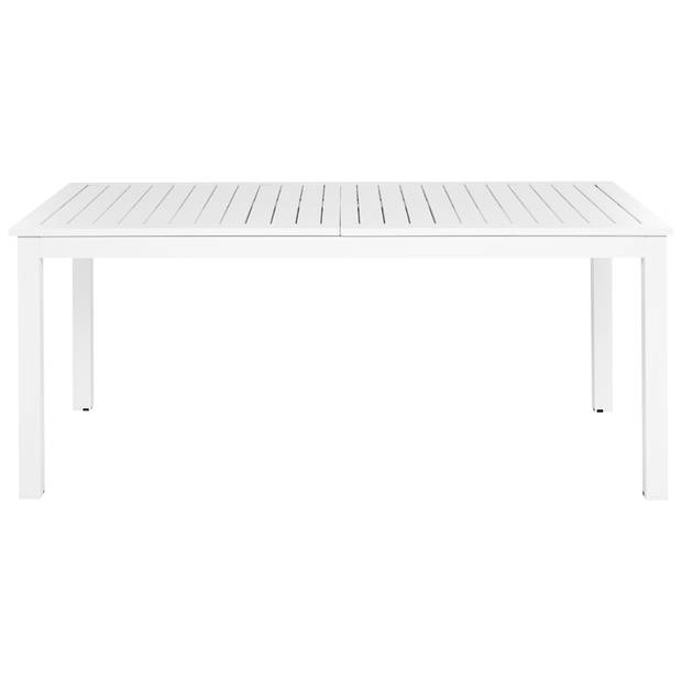 Beliani SKALOMA - Tuintafel-Wit-Aluminium