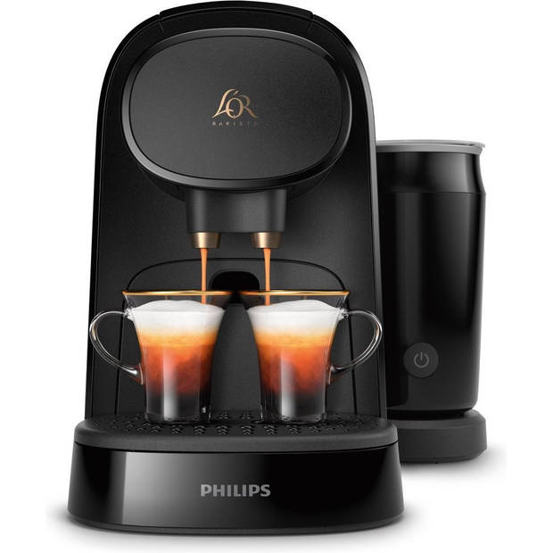 Philips L'OR BARISTA LM8014/60 - Koffiecupmachine met Melkopschuimer- Zwart