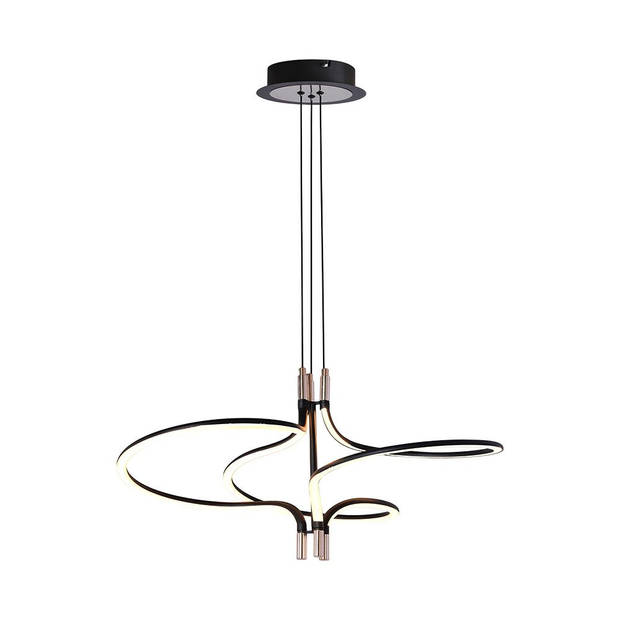 V-TAC VT-7980 Designer plafondlampen - Designer hanglampen - IP20 - Goud+Zwart - 30 Watt - 3350 Lumen - 3000K