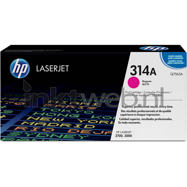 HP 314A magenta toner