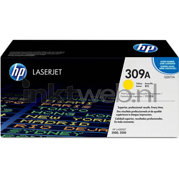 HP 309A geel toner