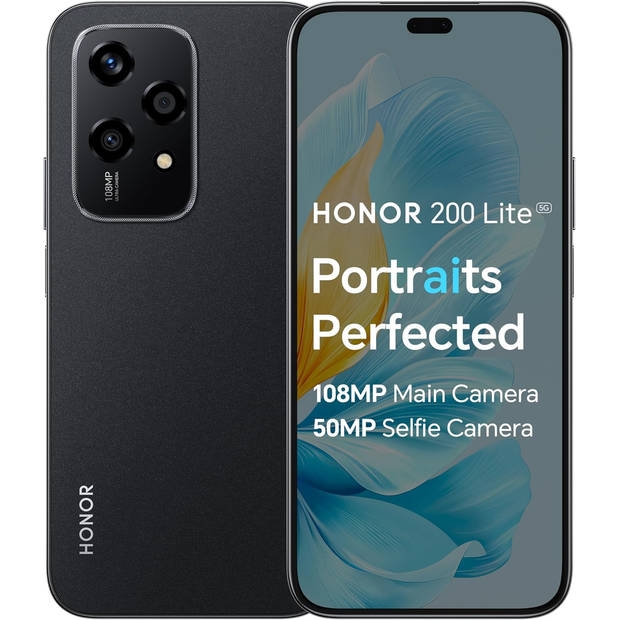 Honor - 200 Lite 5G - 256GB - Midnight Black