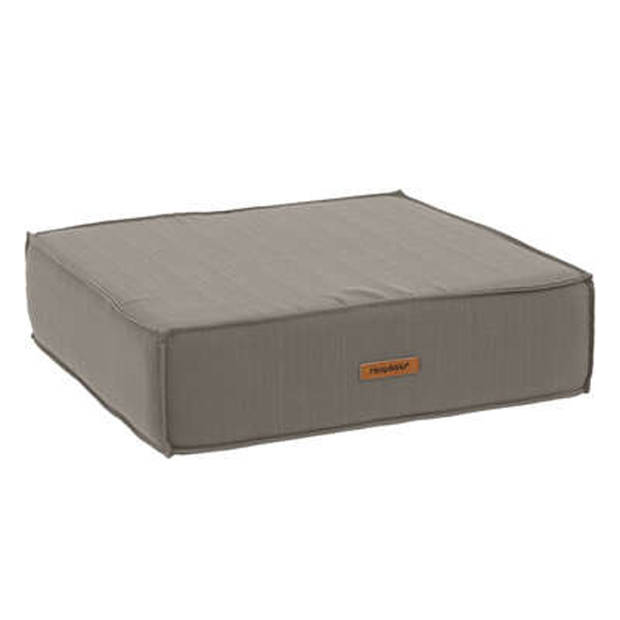 Hesperide Vloerkussen Korai - taupe - PU-schuim/polyester - 45 x 45 cm - grond zitkussen - Vloerkussens