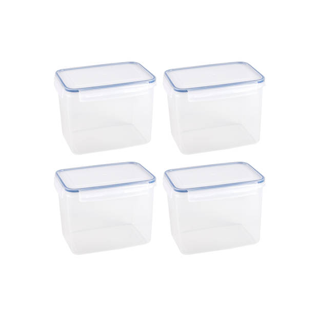 Basic vershouddoos 3,6L - Set van 4 - Transparant