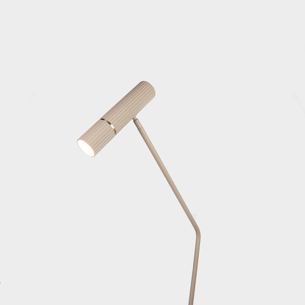 EGLO Caminia Vloerlamp - GU10 - 158,5 cm - Zandkleur/Beige/Goud