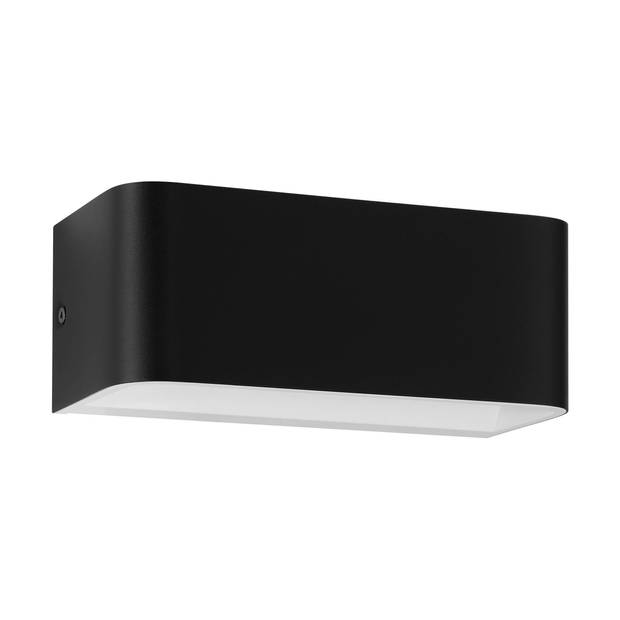 EGLO Sania 4 Wandlamp - LED - 20 cm - Zwart/Wit