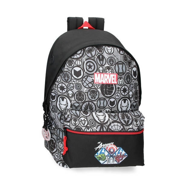 Marvel Avengers jongens schooltas rugzak zwart 44cm