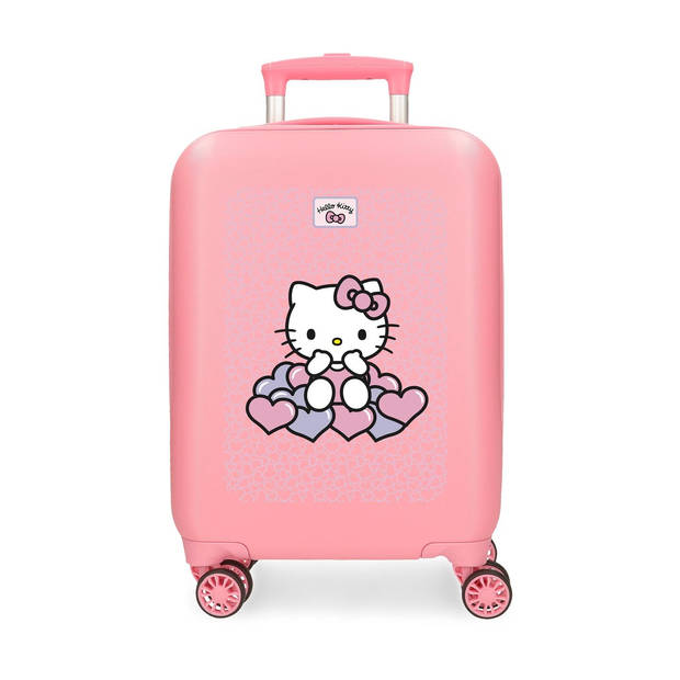 Hello Kitty meisjes ABS kinderkoffer ABS 55 cm 4 w