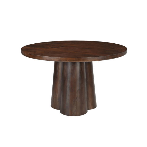 Livingfurn - Eetkamertafel Brix Clubs 130cm - Mangohout