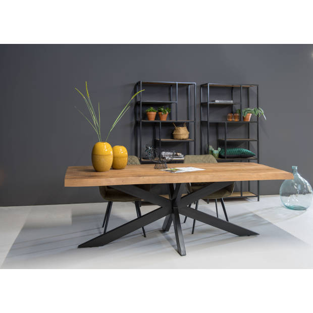 Brix - Bruine Eetkamertafel - 220 cm - Mangohout