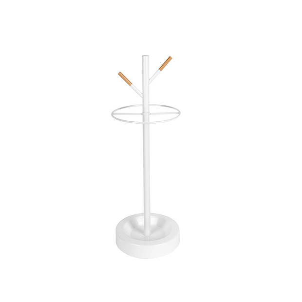 Leitmotiv - Umbrella Stand Fushion - Wit