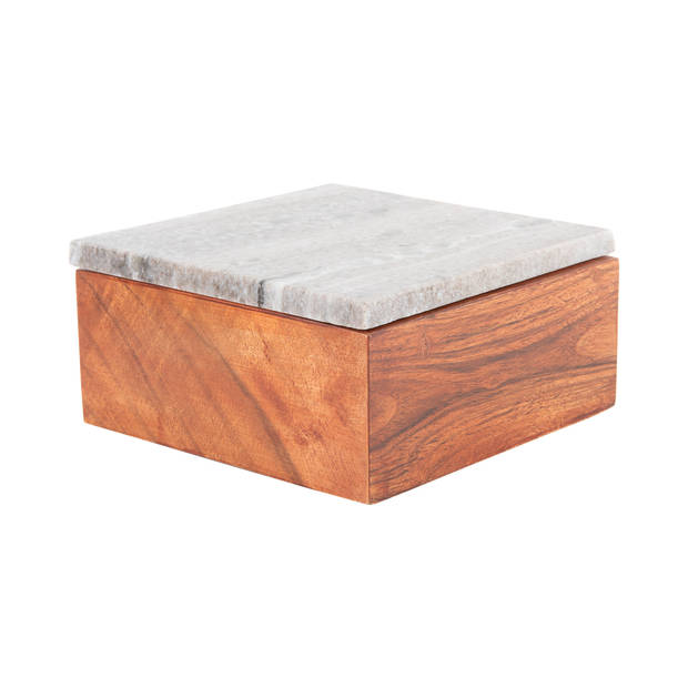 Present Time - Bewaarbox Acacia - Bruin hout