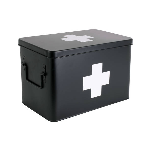 Present Time - Medicijnbox Cross Groot - Zwart