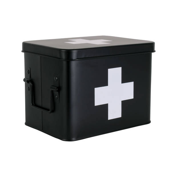Present Time - Medicijnbox Cross Medium - Zwart