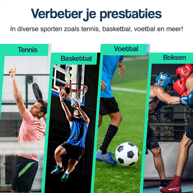 Hulser Sport Trainingsmateriaal - 26-delig - Geel - Voetbal - Hockey spullen - Sporttrainingsuitrusting - Behendigheid