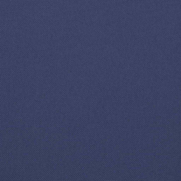 vidaXL Palletkussen 60x61,5x10 cm stof marineblauw