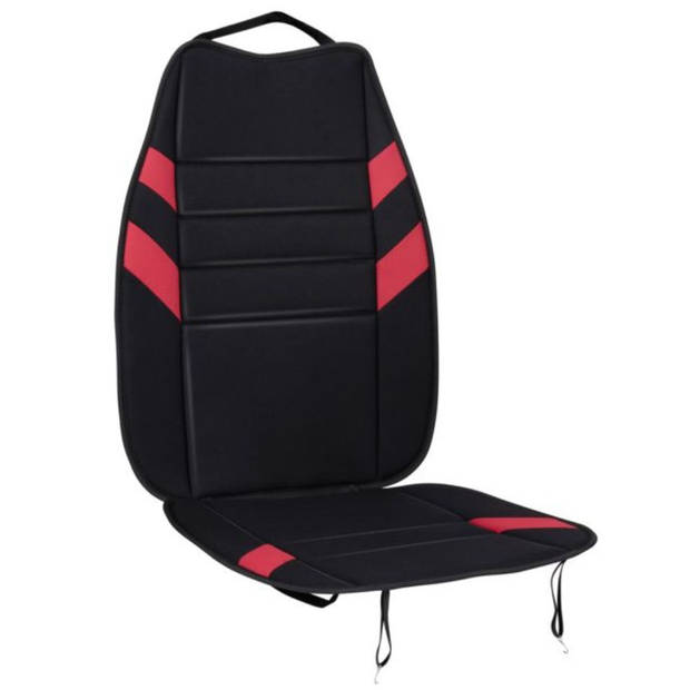 Dunlop Autostoelhoes - Stoelhoes Auto - Autostoel Beschermer - Auto Zitkussen met Schuimvulling - 104x45 cm - Rood