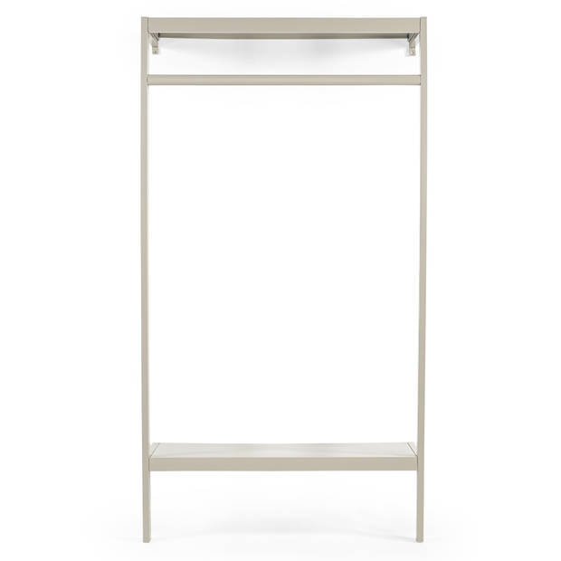 Giga Meubel - Kapstok Beige Metaal - 100x40x185cm - Manoué