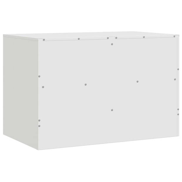 vidaXL Tv-meubelen 2 st 67x39x44 cm staal wit