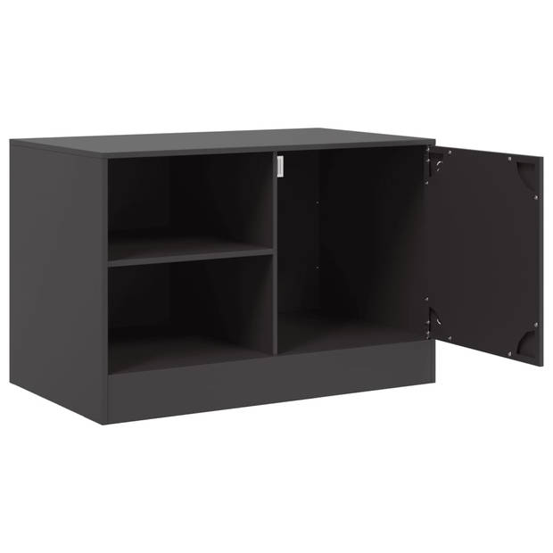 vidaXL Tv-meubelen 2 st 67x39x44 cm staal zwart