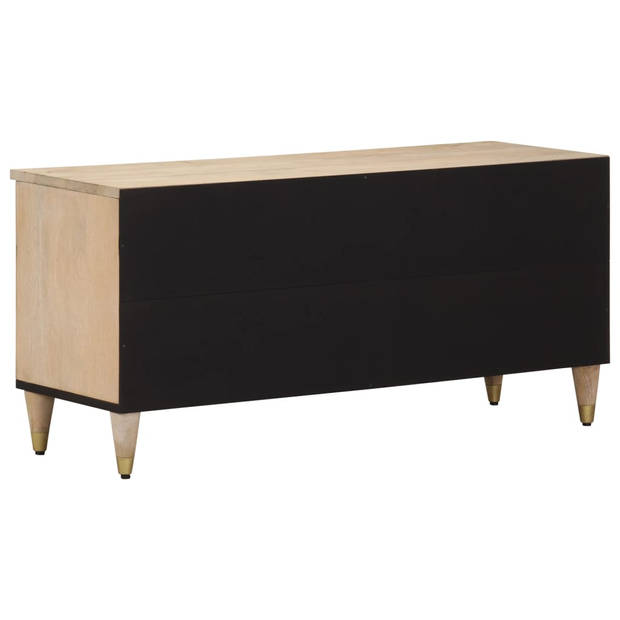 vidaXL Tv-meubel 100x33x46 cm massief mangohout