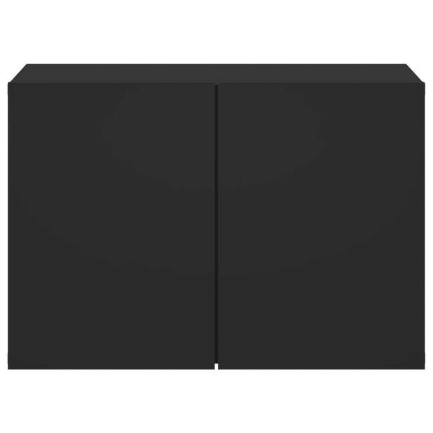 vidaXL Tv-meubel wandgemonteerd 60x30x41 cm zwart