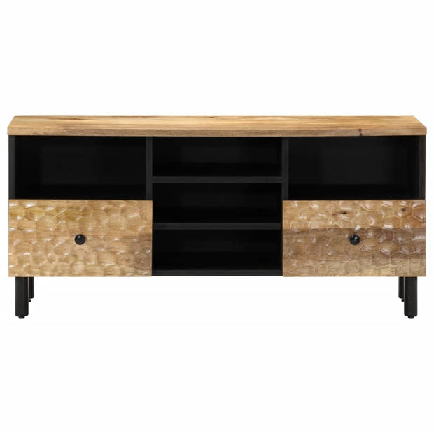 vidaXL Tv-meubel 100x33x46 cm massief mangohout